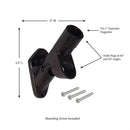 Bracket, Black, 2 Position, Cast Iron