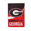 University of Georgia Burlap Flag GDN Size