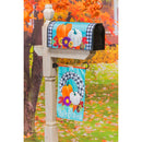 Buffalo Check Fall Wreath Garden Linen Flag