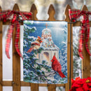 Cardinal Lamp Post Lustre Garden Flag