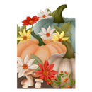 Pumpkin Patch Suede Garden Flag