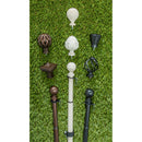 Metal Extendable House Flag Pole, Black,20112