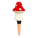 All-In-One Ceramic Fruit Fly/Fungus Gnat Trap with Watering Globe Gift Set, Mushroom