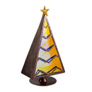 Season to Sparkle Garden Statue, LED RGB Color Changing Statue, Christmas Tree, 14"H