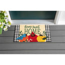 Portly Birds Greetings Coir Mat