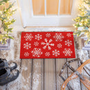 Christmas Snowflake Coir Mat