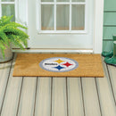 Pittsburgh Steelers Large Full Color Coir Mat, 36"x24"