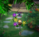 Solar Butterfly Hanging Garden Decor,2sp7058ecm