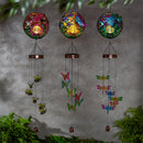 Pollinator Garden Mobile, White Light Solar Mobile, Scenic Pollinator