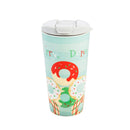 Ceramic Travel Cup, 17 OZ. ,w/box, Donut Worry,3ctc047182