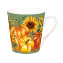 Grateful Gatherings Ceramic Flare Cup and Teal Socks Gift Set, 12oz, Gift Box