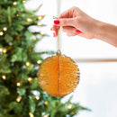 4" Round Bottlebrush Ornament