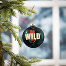 Blown Glass Ornament, Minnesota Wild