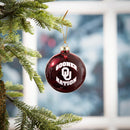 Blown Glass Ornament, University of Oklahoma