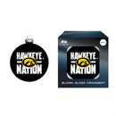 Blown Glass Ornament, University of Iowa