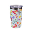 Butterfly Toile Stainless Steel Quatre Chiller Silicone Cap and Tumbler Slide Lid, Gift Box