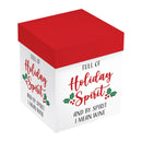 Christmas Vacation Wine Glass Stemless Glass, Holiday Spirit, 17oz, Gift Box