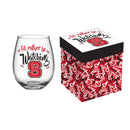North Carolina State University, 17oz Boxed Stemless Wine