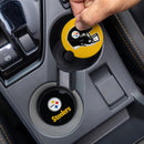 Pittsburgh Steelers Car Coaster Set, 2pc