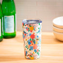 Bursting Blossoms Birds Double Wall Stainless Steel Tumbler, 20oz, Gift Box