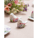 Ceramic Salt & Pepper Shakers Set, Cottage Charm Birds