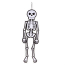 Posable Trick or Treat Halloween Skeleton Hanging Décor