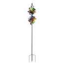 90"H Wind Spinner, Floral Lemniscate