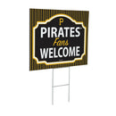 Pittsburgh Pirates Yard Sign, "Fans Welcome"