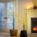 Woodland Storybook Tree Mossy Indoor/Outdoor LED Artificial Tree, 48"H