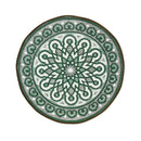 4' Indoor/Outdoor Round Rug Terracotta,4or132