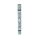 Reversible Weather-Resistant Rug 3'x5', Light and Dark Blue Pattern
