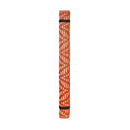 Reversible Weather-Resistant 3x5 Rug, Terracotta Stacked Leaves