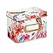 Recipe Tin with Recipe Cards and Ceramic Cups, Blooming Garden
