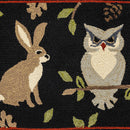 Indoor/Outdoor Fall Friends  Polypropylene Accent Rug 24"x42"