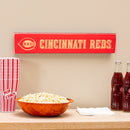 Cincinnati Reds Engraved Wood Sign, 3.5" x 18"