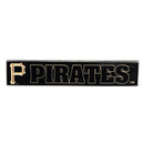 Pittsburgh Pirates Engraved Wood Sign, 3.5" x 18"