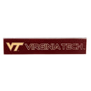 Virginia Tech Engraved Wood Sign, 3.5" x 18"