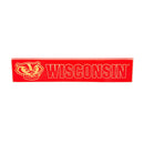 University of Wisconsin-Madison Engraved Wood Sign, 3.5" x 18"