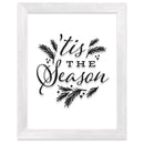 Wood Framed Decor, Set of 3 "Happy Holidays" "Let Your Heart Be Light" "Tis the Season"