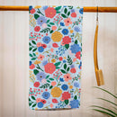 Bursting Blossoms Quick Dry Towel and Matching Carrying Case, 60" x 30"