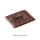Front Pocket Wallet w/ RFID Blocking, Virginia Commonwealth University (VCU), Brown