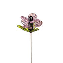 Pollinator Garden Stake, Glass Insect Plant Pick, Asst of 6