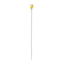 Pollinator Garden Stake, Bee Glass Plant Pick, 15"