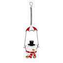 Christmas Vacation Garden Accent, Metal Hanging Decor, Jolly Friend, Asst of 4