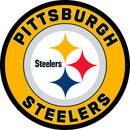 Pittsburgh Steelers NFL Football Large Round Edgelite LED Decor