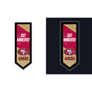 San Francisco 49ers NFL Football Pennant Glazelite LED Decor