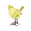 4.5" Resin Bird with Floral Bouquet Table Decor, Set of 3