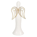 Nativity Table Décor Angel with Heart Ceramic Set