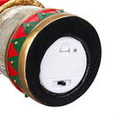 Joyful Traditions LED Table Decor Resin Nutcracker with Crackle Glass Globe, 9.25"H