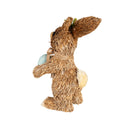 Bunny Blooms Table Decor Natural Fiber Easter Bunny with Egg, Asst of 2